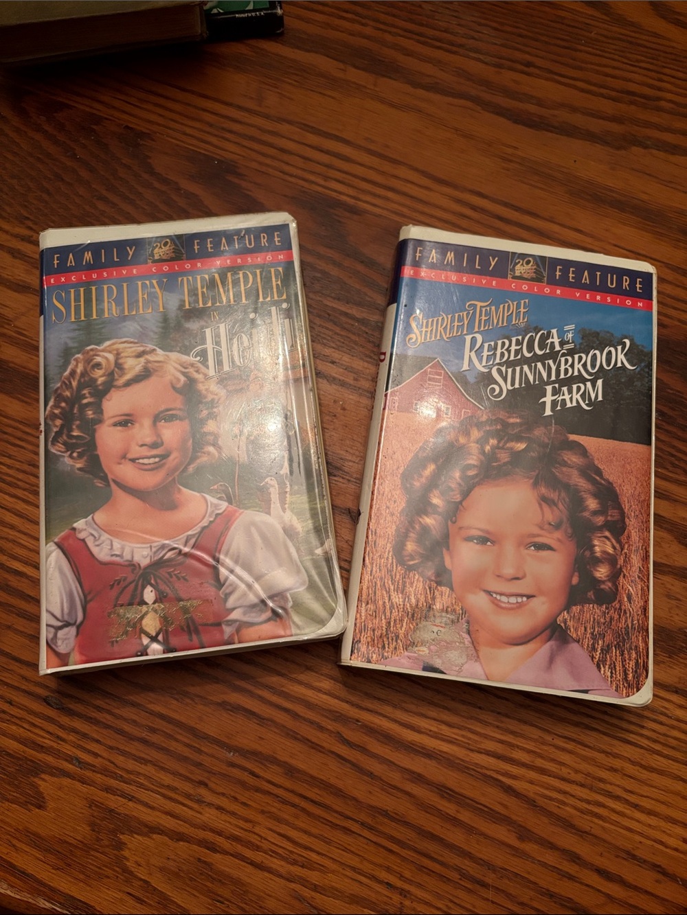 2 Shirley Temple VHS tapes